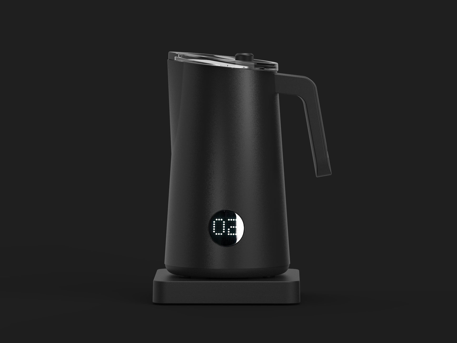 NanoFoamer PRO Gen2 melkeskummer – mørk bakgrunn