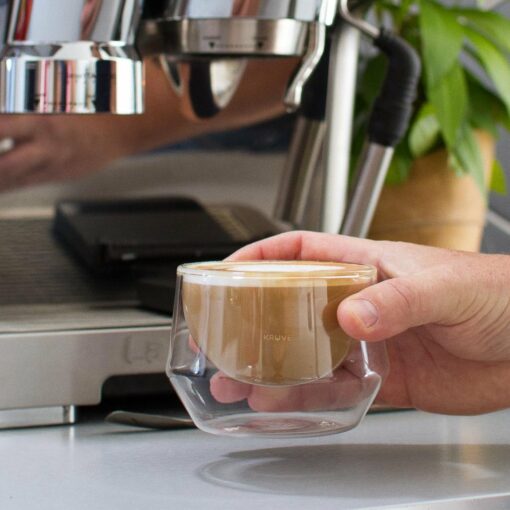Kruve Imagine glass med latte art